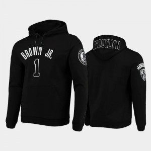 WGFI Bruce Brown Jersey,Brooklyn Nets # 1 City Edition Men's Basketball  Uniforms,Embroidered Mesh Breathable Sports Sleeveless T-Shirt Swingman  Jersey Black-M : : Fashion