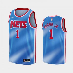Brooklyn Nets Bruce Brown Jr. 1 Nba 2021-22 City Brandedition Blue