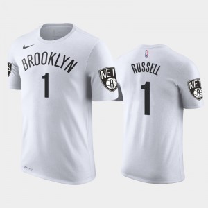 Youth Nike D'Angelo Russell Black Brooklyn Nets Swingman Jersey