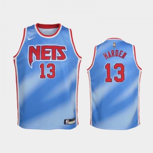 James Harden Brooklyn Nets 2020-21 Men's #13 Hardwood Classics Jersey -  Blue 642943-877