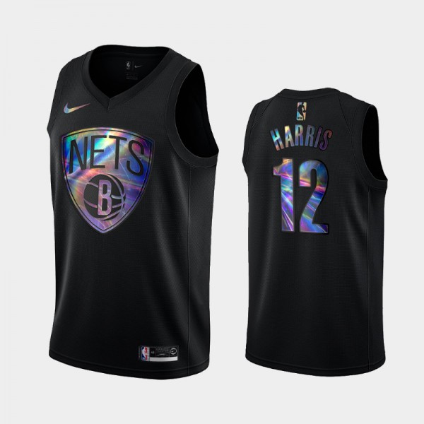 Joe Harris Brooklyn Nets 12 Black Basketball Court Collection Jersey