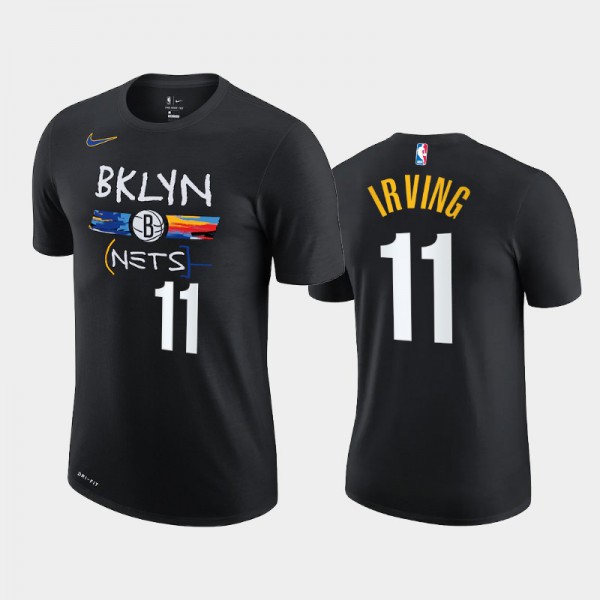 Men's Brooklyn Nets Kyrie Irving Nike Black 2020/21 Swingman Player Jersey  - City Edition