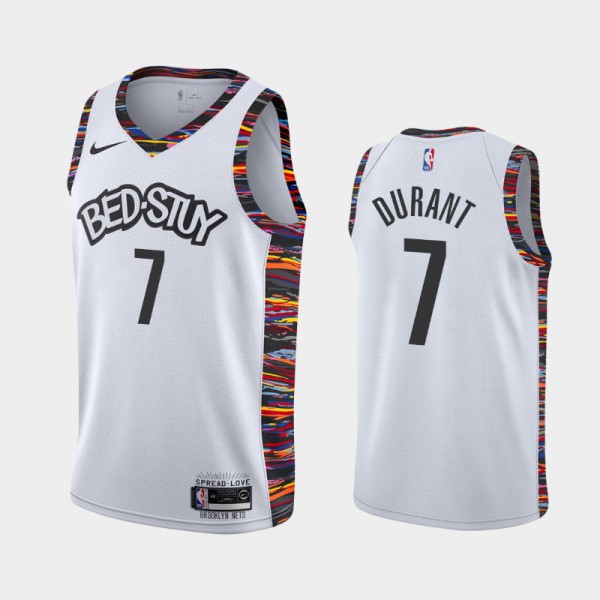 Brooklyn Nets 7 Kevin Durant nba basketball swingman city jersey